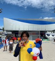 นายพรรษกร ศรีน้ำคำ รหัสนิสิต6210602011 นิสิตชั้นปีที่ 1 ภาควิชาพลศึกษา คณะศึกษาศาสตร์ ประเภทกีฬาแฮนด์บอลชายหาด ได้รับรางวัลรองชนะเลิศอันดับที่1